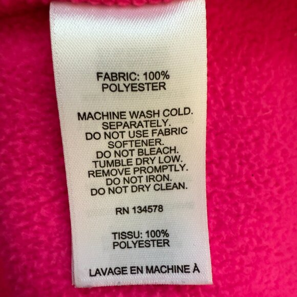 Vineyard Vines 1/4 Zip Colorblock Fleece Pullover Jacket Women's Small Pink Red - Picture 15 of 15